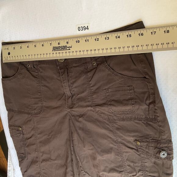 CB Mens Cargo Khaki Shorts size 10, Brown - Picture 2 of 9